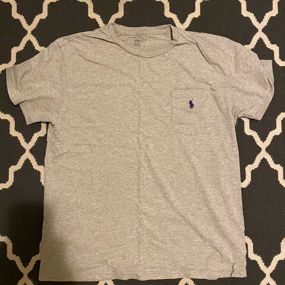 Heather gray Ralph Lauren shirt
